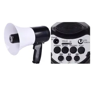 Portable Handheld Rechargeable USB MP3 Recording Amplifier Speaker Megaphone