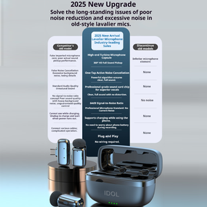 Microphone sans fil professionnel, micro cravate sans fil 48kHz Hi-Fi, mini microphone sans fil 2.4G pour créateur de contenu, micro pro - Product Image 6