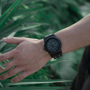 Montre-bracelet de luxe pour homme, mouvement à quartz de haute qualité, montre en bois, boîte en bois, livraison rapide, style professionnel, fabriqué en Chine - Product Image 5