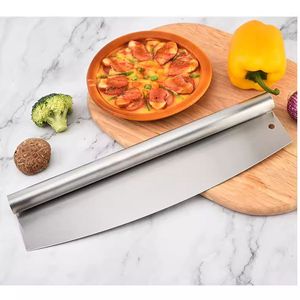 Pizza Spatula 12 Inches Foldable With Wooden Handle And Cutter Set For Pizza Baking And Serving - Product Image 2