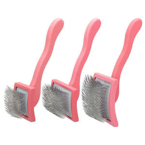 Nouvelle brosse à poils longs en bois pour animaux de compagnie 2024, pour chiens à poils longs, brosse à poils longs pour Golden Doodle, <span class=keywords><strong>Labradoodle</strong></span>, tous les mélanges de Doodle - Product Image 3