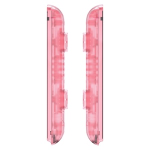 Coque de remplacement DIY rose cerise transparente, sangle de poignet personnalisée, boutons pour Nintendo Switch et Switch OLED - Product Image 5