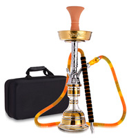 Arabisches Shisha-Set im ägyptischen Stil mit Handtasche, Einzelschlauch-Shisha