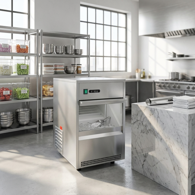 Seitek ZBY26 Electric Stainless Steel Bullet Ice Maker 20kg/24h for Household Commercial Hotel Use