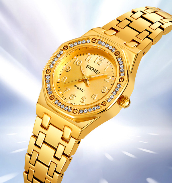 SKMEI 2508 Ladies Watch 3atm Water Resistant Stainless Steel case Quartz Wristwatches High Quality Custom Brand Watch Factory