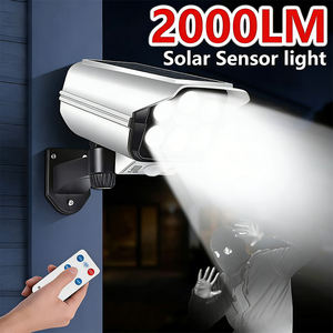 77LED <b>Solar</b> <b>Lights</b> Simulation <b>Security</b> Dummy Camera <b>Motion</b> <b>Sensor</b> Outdoor <b>Light</b> IP65 Waterproof Lamp 3 Mode For Home Garden - Product Image 4