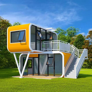 Fabricación profesional Casa ensamblada Camping Pequeño móvil Portátil Prefabricado Cápsula espacial Contenedor Edificio de oficinas - Product Image 1