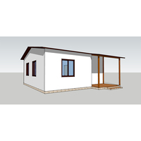 Plans de maison moderne de 2 chambres pour la vie en famille