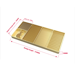 Laiton glace conception estampage plaque glaçon Stamper Cocktails LOGO faisant barre glace impression barman whisky pressage plateau moule - Product Image 6