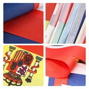 Wholesale Polyester String <b>Flag</b> Pennant <b>Bunting</b> Banner All Countries 100D Polyester 14x21cm 5x8 Inch <b>Bunting</b> <b>Flag</b> - Product Image 2