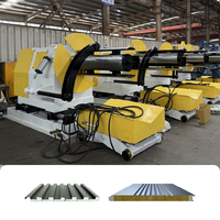 Machine de fabrication de toitures de maisons préfabriquées, ligne de production de panneaux muraux sandwich