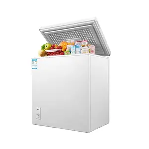 Dondurucu soğutucu mini frigo buzdolabı restoran ticari ekran buzdolabı soğutma ekipmanları 200 litre göğüs dondurucu