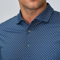 Logo personnalisé, haute qualité, 90% polyester, 10% élasthanne, extensible dans les 4 sens, t-shirt de golf de bonne qualité, polos pour hommes