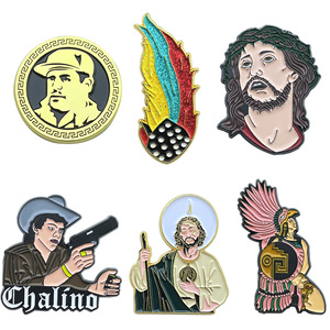 Clip de chapeau en métal peint pour casquette de golf, badge rétro de dessin animé, décoration de vêtement, accessoire boucle papillon en alliage de zinc - Product Image 5