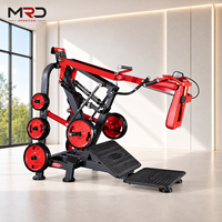 Machine à Squat Pendulaire à Charge Libre en Acier pour Entraînement des Jambes, des Fessiers et des Abdos, Usage Commercial, Équipement de Fitness pour Salle de Sport