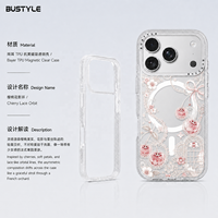 Coque de téléphone magnétique antichoc de haute qualité avec logo personnalisé et impression UV, cadre d'appareil photo amovible, coque arrière pour iPhone 18 17 Pro Max