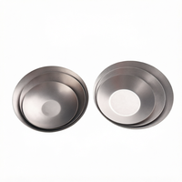 Assiette à accompagnements conique peu profonde en acier inoxydable 304 poli, écologique, empilable, pour apéritifs, cornichons et fruits, idéale pour restaurants coréens
