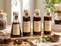 Bouteilles en verre à bouchon à vis mat réutilisables de haute qualité pour jus et eau 200ml/350ml/500ml Respectueuses de l'environnement