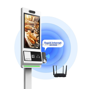 Robot de Entrega de Alimentos con Conducción Autónoma, Sistema Android de 21.5 Pulgadas, Kiosco de Autoservicio con Pantalla Táctil y Caja Registradora para Pedidos de Comida Rápida en KFC - Product Image 3