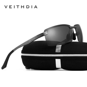 Veithdia Men's Aluminum Magnesium Sunglasses Polarized Grey Lens <b>For</b> Fishing Driving Outdoor Sports 6510 - Product Image 1