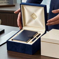 Coffret Cadeau d'Entreprise Personnalisé : Boîte Rigide, Stylo, Carnet à Couverture Rigide, Gobelet en Acier Inoxydable, Cadeaux d'Affaires, Sérigraphie