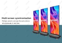 Pantalla LED Interior a Todo Color de Alta Calidad, 1920*640mm, Plegable, Portátil, Resolución 4K, HDR10+, para Publicidad