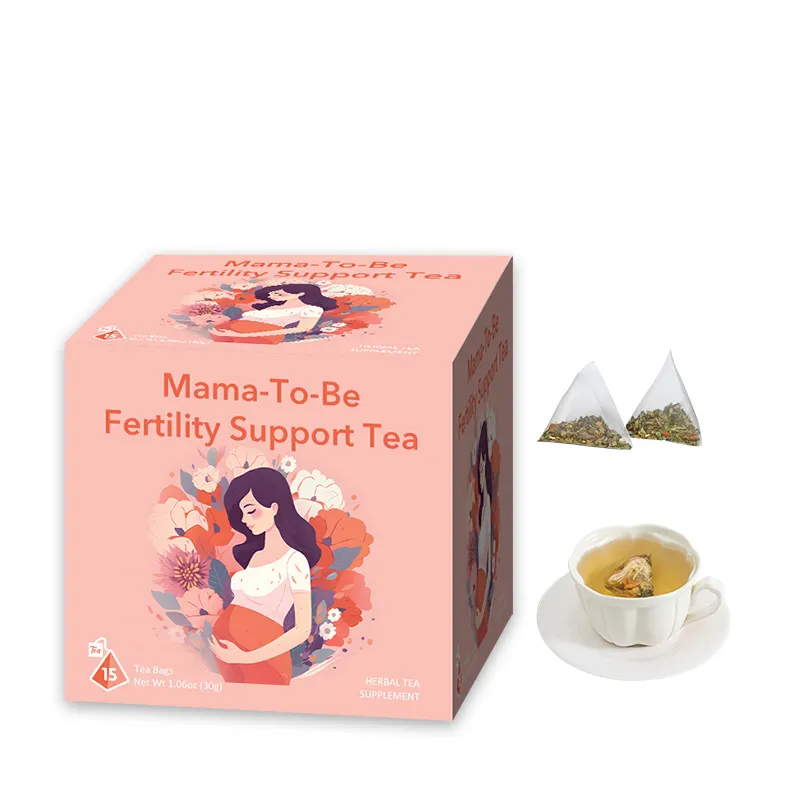 Private label Custom in scatola 15 bustine tè di maternità sano supporto per la fertilità femminile
