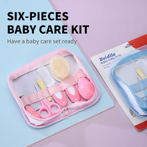 Nouvel ensemble complet de soins <span class=keywords><strong>pour</strong></span> bébé, écologique et moderne, de qualité export, en sachet, avec aspirateur nasal, kit d'hygiène maternelle et infantile 6 pièces - Product Image 5