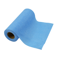 Robuste Mehrzweck-Küchenwischtücher, fusselfrei, umweltfreundlich, aus Polyester+Viskose, Vliesstoff-Wischtuchrollen