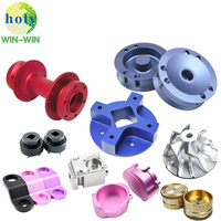 Service de personnalisation de pièces automobiles de couleur vive anodisé de pièces d'aluminium d'usinage CNC haute performance