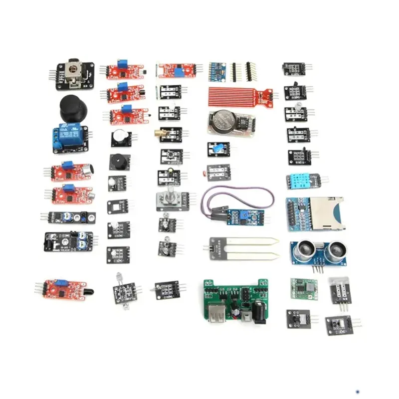 45 In 1 Sensor Module Board Starter Kits Upgrade Version for Arduinos products that work with official Arduinos board