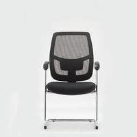 Chaises de conférence ergonomiques confortables en forme de arc pour réception, hôtel, bureau, avec dossier réglable