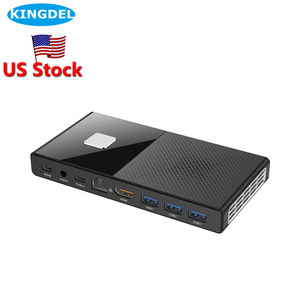 มินิพีซี US Stock รุ่น N5105/N6000 CPU 4 คอร์ สูงสุด 2.90GHz แรม 16GB DDR4 SSD 512GB รองรับ 4K HD/Type-C แลน 2.5G พกพาสะดวก รุ่น M6 [ระบบระบายความร้อน] - Product Image 1