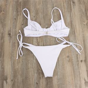 Ensemble de bikini une pièce avec logo personnalisé, service OEM, maillot de bain de créateur, maillot de bain imprimé, vêtements de plage, micro-soutien-gorge - Product Image 4