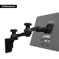 Bras de moniteur de bureau 12 ''support de bras de support de moniteur réglable bras oscillant pour traceurs/Scanner/écran tactile