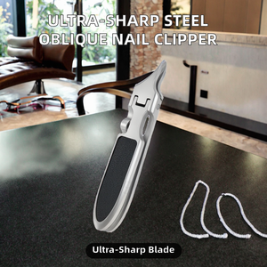 ที่ตัดเล็บสแตนเลสเคลือบผิว ทนทาน ใช้งานง่าย ปลายตรง ใบมีดคมพิเศษ ช่องตัด 10 มม. ดีไซน์ปากนกอินทรี - Product Image 2