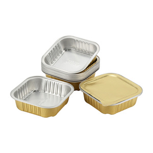 Aluminum <b>Foil</b> <b>Containers</b> 15ml Disposable Takeout Packaging For Picnic Microwave Safe - Product Image 1