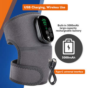 Masajeador de Rodilla Inalámbrico Hailicare de Alta Calidad con Luz Roja de 660nm y 850nm, con Control de Tiempo y Calor para Aliviar el Dolor de Artritis en los Pies - Product Image 6