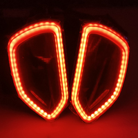 Luces LED RGB de Reemplazo para Parrilla SRT Scat Pack, Luces LED de Humo Tipo Nariz de Cerdo, Compatibles con Dodge Charger 2015-2022