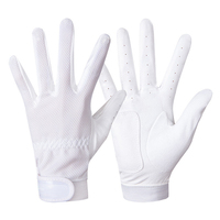 Logo personnalisé rose blanc dames billard Golf Sport demi doigt gants gants de vélo gants de vélo pour les femmes