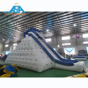 Outdoor Inflatable Floating Water Park Games inflatables Climbing iceberg / Inflatable Sea Waterpark Supplier