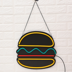 Letrero Luminoso LED para Restaurante de Hamburguesas, Letrero de Neón Flexible, Directo de Fábrica - Product Image 2
