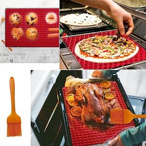 Feuille de silicone antiadhésive de qualité alimentaire, résistante aux hautes températures, écologique, saine et réduisant la teneur en graisse, pour four, grillades, barbecue et cuisson - Product Image 6
