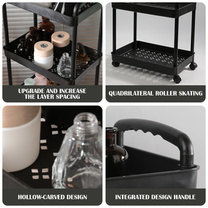 Étagères de <span class=keywords><strong>rangement</strong></span> mobiles à 4/5 couches Tiroirs de <span class=keywords><strong>rangement</strong></span> en plastique Chariots Chariot de cuisine Chariot Supports de <span class=keywords><strong>rangement</strong></span> et étagères - Product Image 5