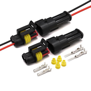 1.5 Series Male and Female Joint Connector 2pins Harness Plug AMP Automotive <b>Waterproof</b> Electrical Connector - Product Image 3