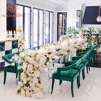 Fauteuil bas incliné en acier inoxydable blanc, rembourré en tissu, pour mariage, hôtel, cérémonie en extérieur, banquet, salle à manger, événement