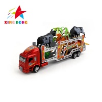 Jouet voiture de transport, en plastique, grande capacité, pour faire des frottements, qualité supérieure, jouets d'animaux