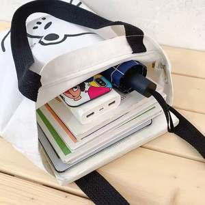 Bolsos de Hombro de Lona con Diseño Inclinado Portátiles de Moda para Mujer, Elegante Bolso de Lona Estilo Vestido - Product Image 5