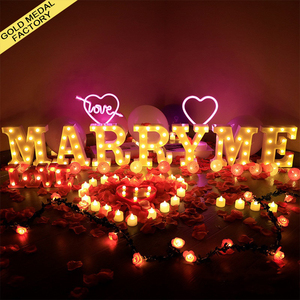 Bạn sẽ kết hôn với tôi dấu hiệu LED thư xu hướng sản phẩm 2025 New arrivals đề nghị đám cưới đính hôn lãng mạn đề nghị trang trí nội thất ánh sáng - Product Image 1