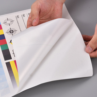 Right int Glossy Sticker Paper Gumming Sticker Paper A3 A4 Großformat iges Vinyl-Aufkleber papier für Laserdrucker
